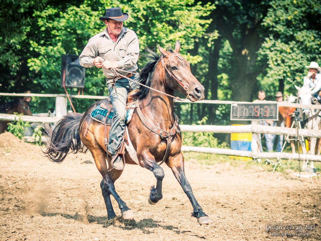 Western Rodeo Show, Chocholná - Velčice, 2013