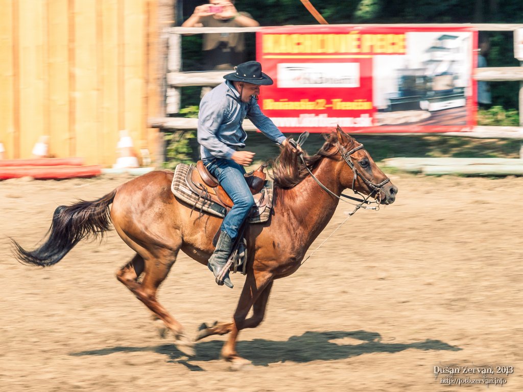 Western Rodeo Show, Chocholná - Velčice, 2013